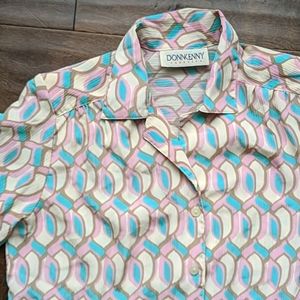 ⏰Last chance⏰ Vintage Geometric Blouse